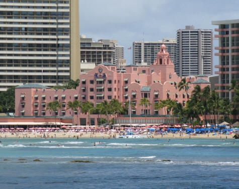 Royal Hawaiian Hotel in Waikiki - The Pink Palace