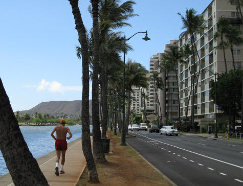 Running Trails in Waikiki Hawaii