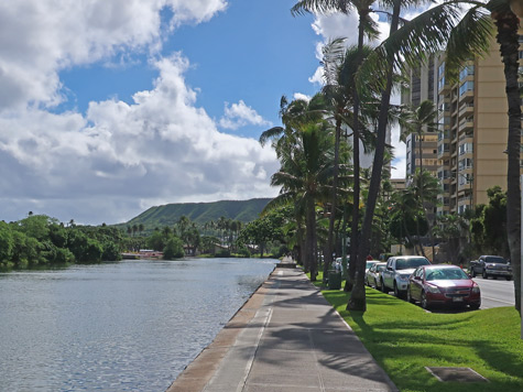 Ala Wai Boulevard in Waikiki