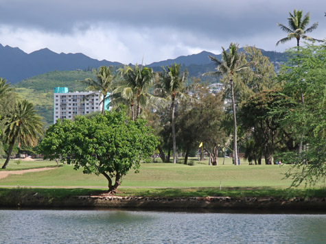 Ala Wai Golf Course in Waikiki Hawaii