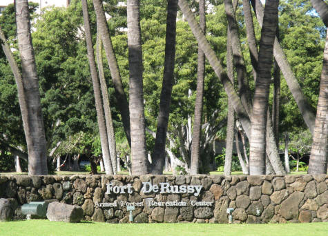 Fort De Russy Park, Waikiki Hawaii